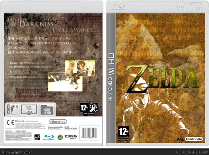 The Legend of Zelda: Halls of the Dead box art cover