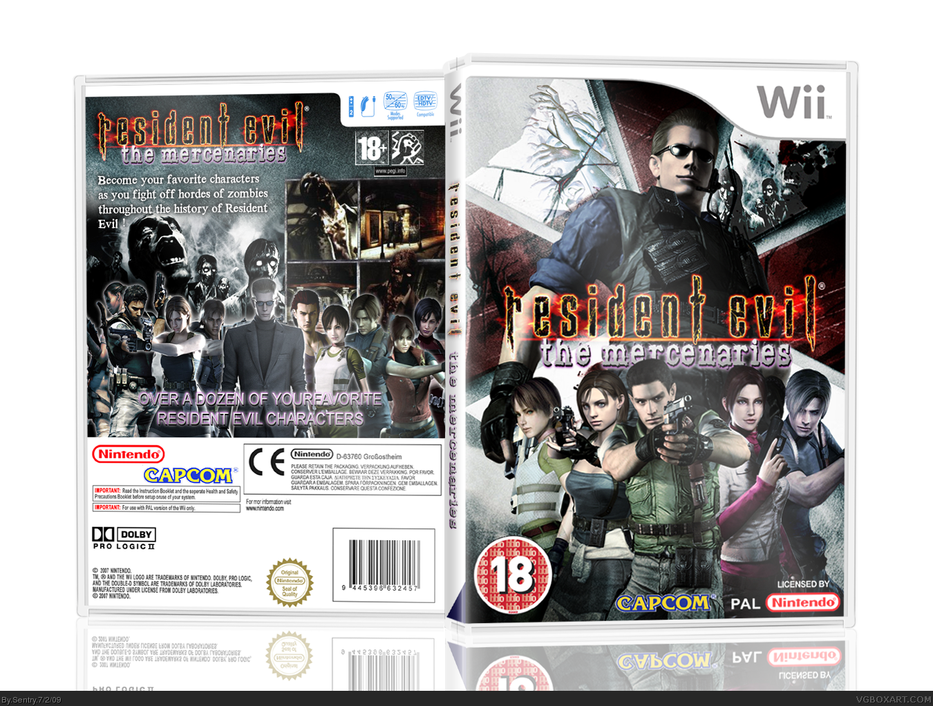 Resident Evil The Mercenaries box cover