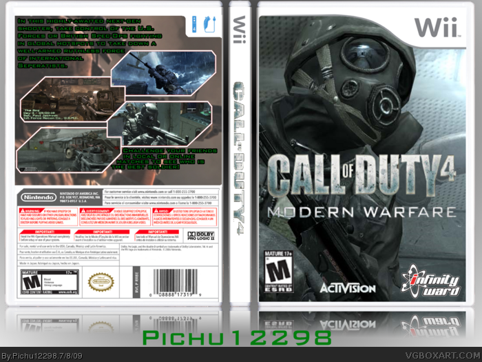 call of duty 4 wii