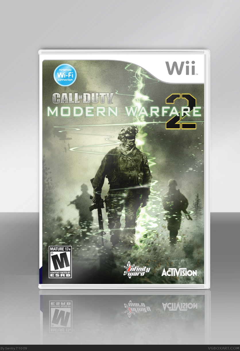 Modern Warfare 2 Wii Box Art Cover by Sentry
