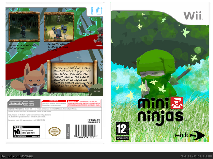 Mini Ninjas box cover