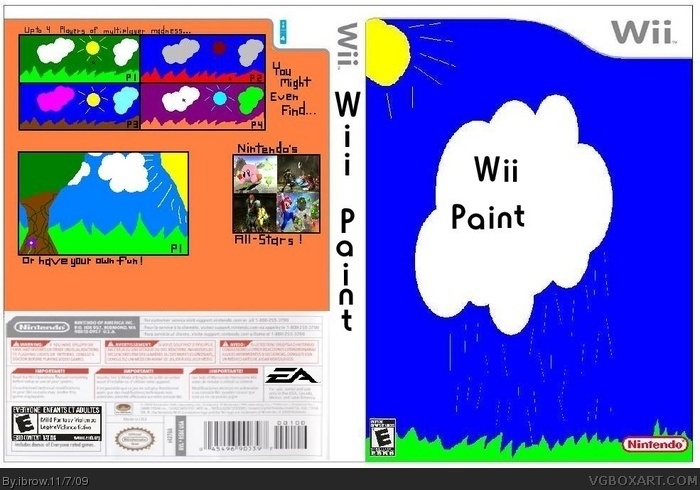 Wii Paint box art cover