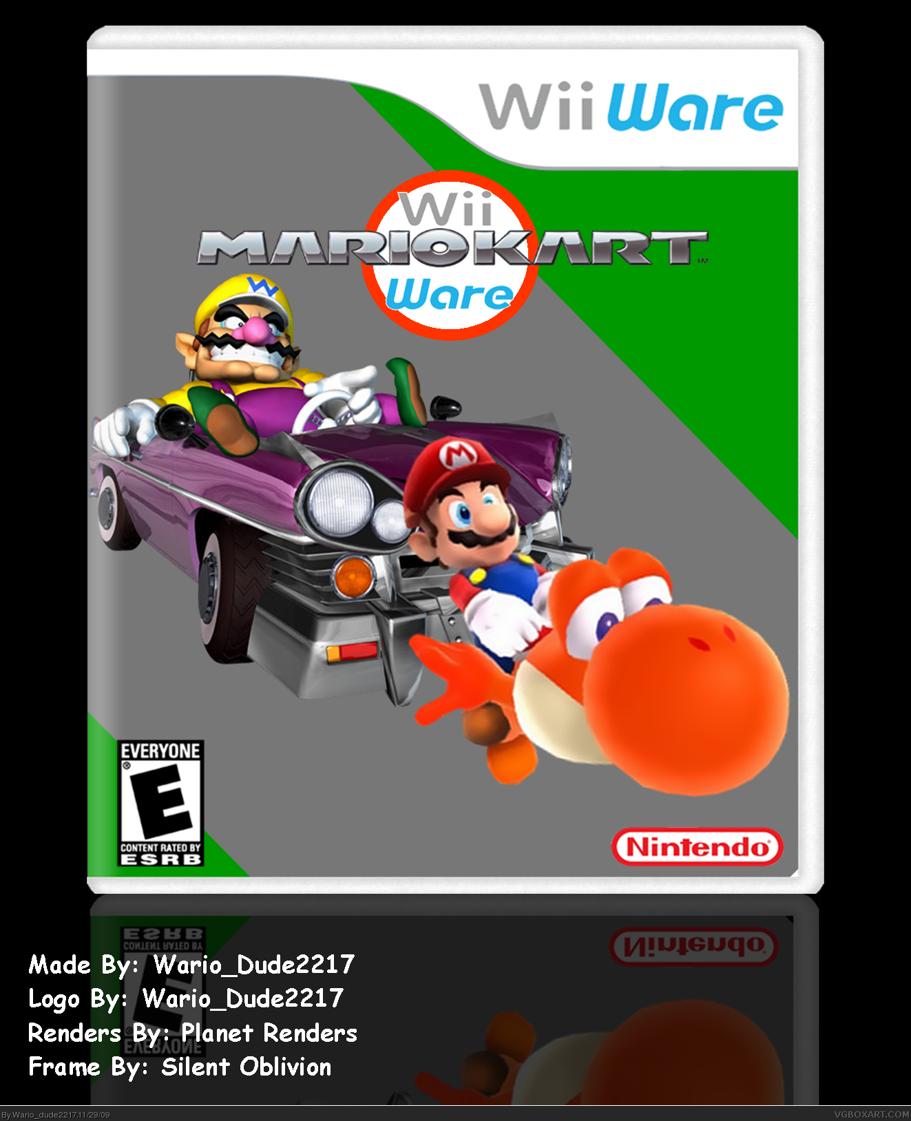 Mario Kart WiiWare box cover