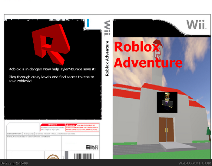 Roblox Adventure Wii Box Art Cover By Zash