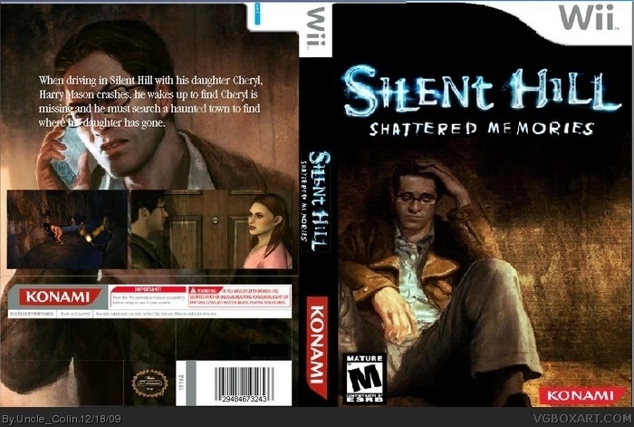 Silent Hill Shattered Memories Wii Box Art Cover By Uncle Colin