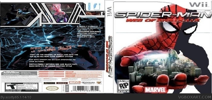 spiderman web of shadows