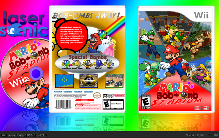Mario's Bob-Omb Stadium box art cover
