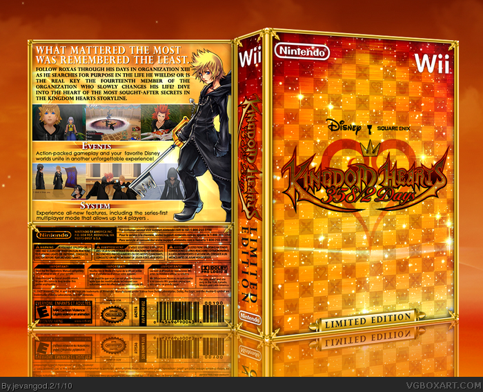 Kingdom Hearts 358/2 days Limited Edition box art cover