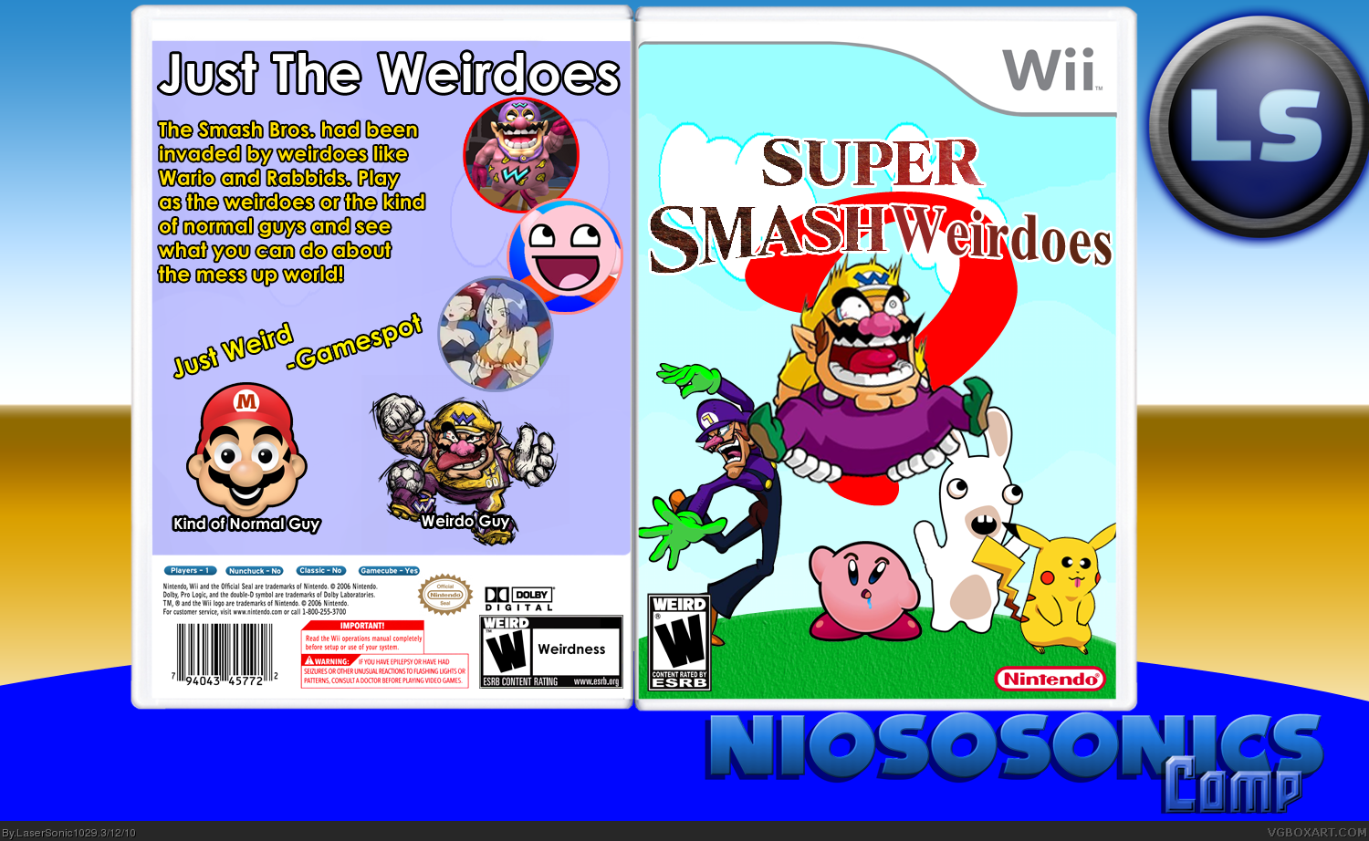 Super Smash Weirdoes box cover