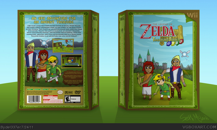 The Legend of Zelda: Tresure Scroll box art cover
