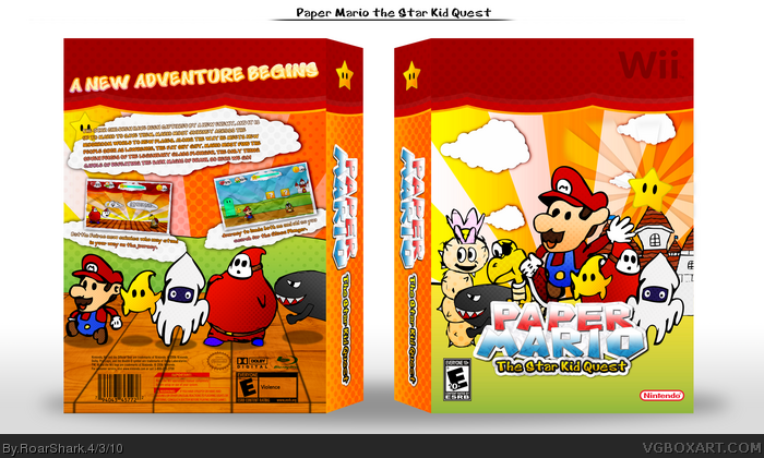 Paper Mario the Star Kid Quest box art cover