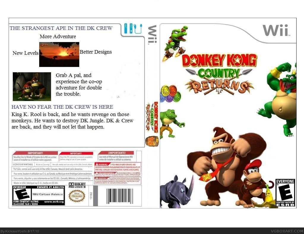 download donkey kong country 2 box