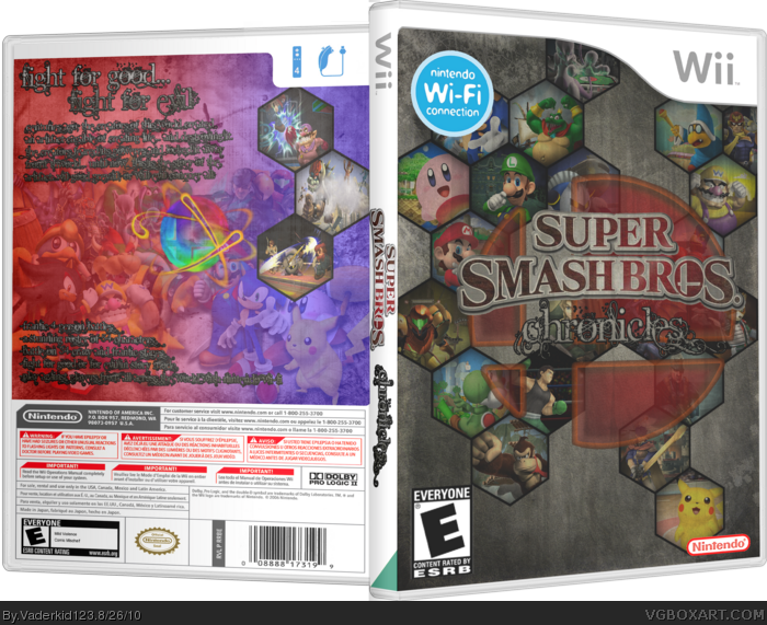 Super Smash Bros. Chronicles box art cover