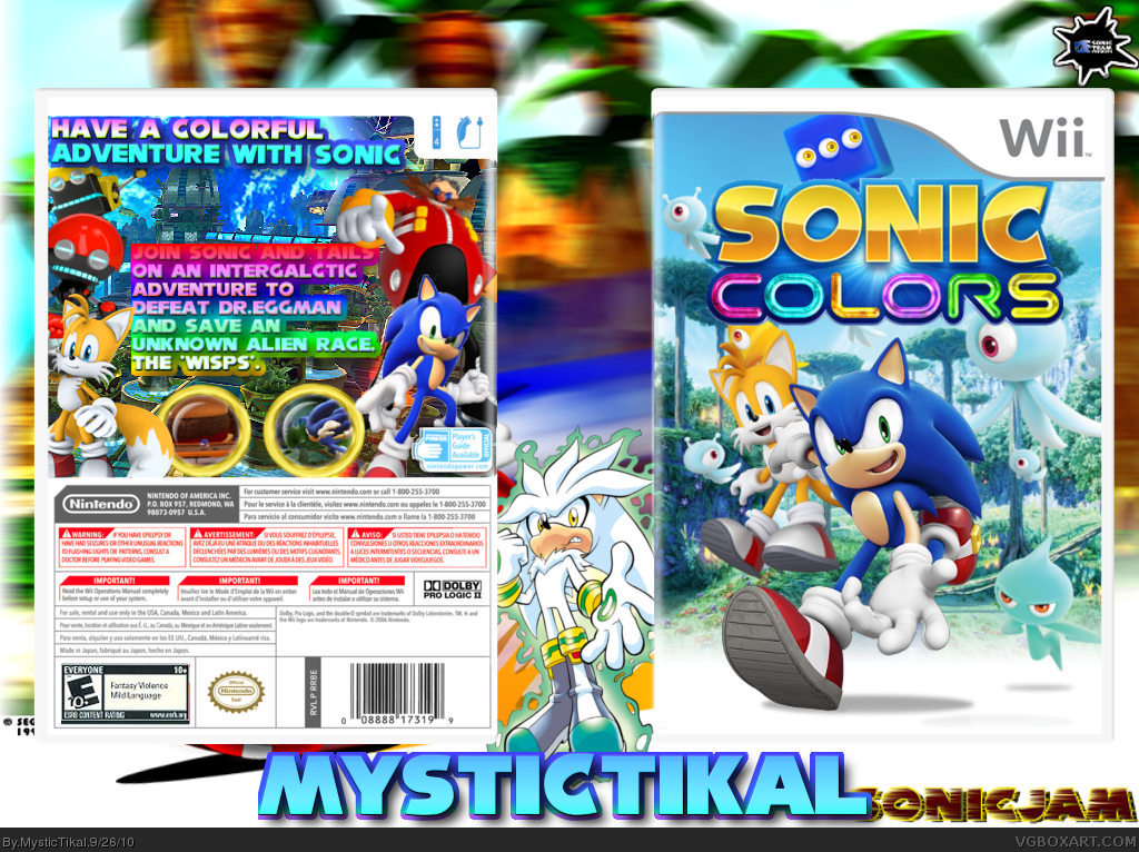Sonic Colors [Wii] - Shorter Manual Scans : SEGA : Free Download