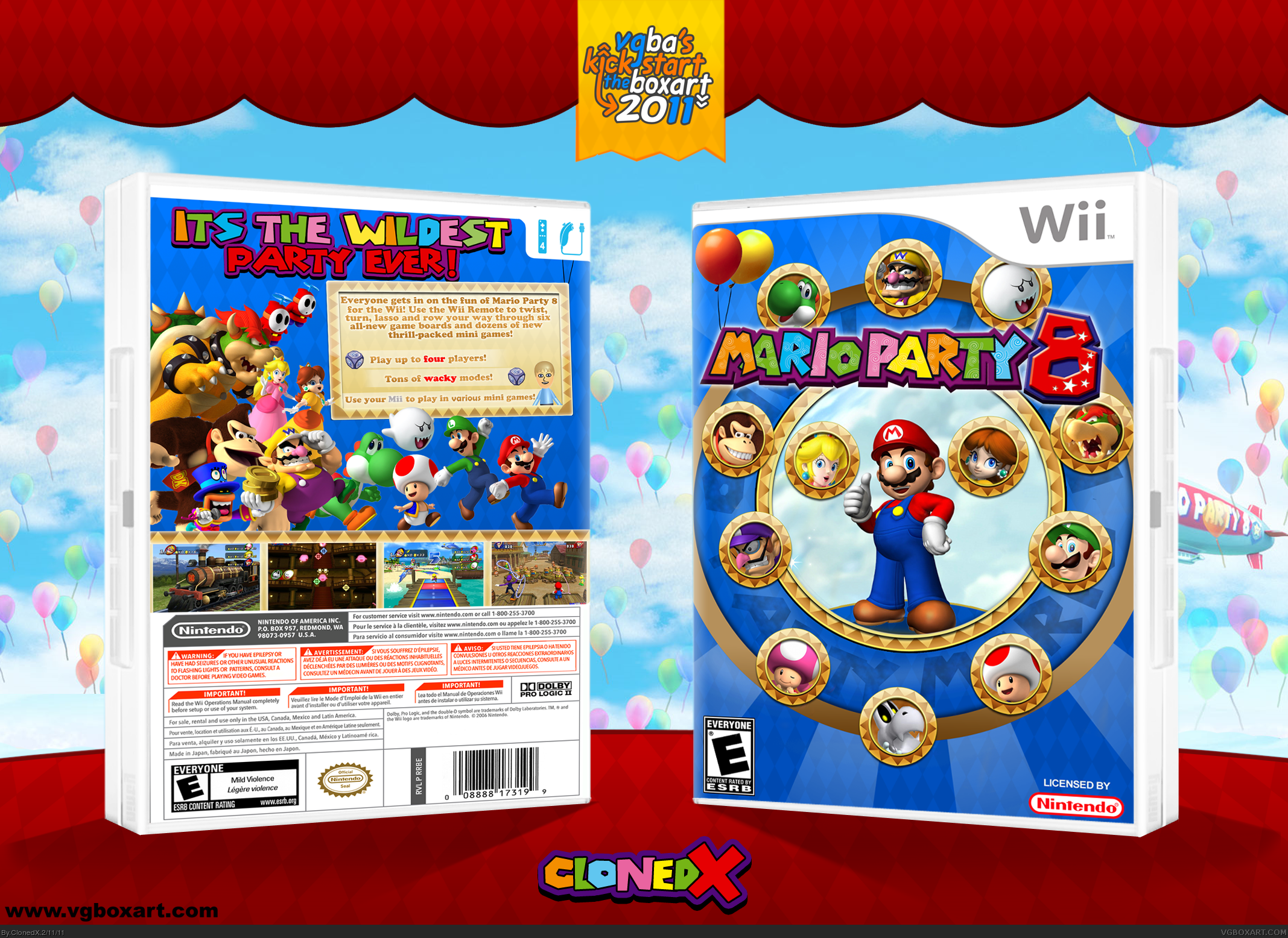 Mario Party 8 box cover
