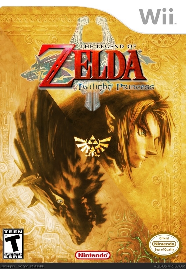 The Legend Of Zelda: Twilight Princess Wii Box Art Cover