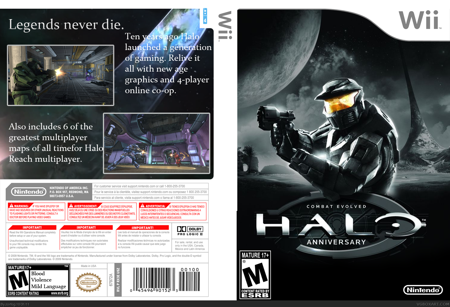 Halo Combat Evolved: Anniversary box cover
