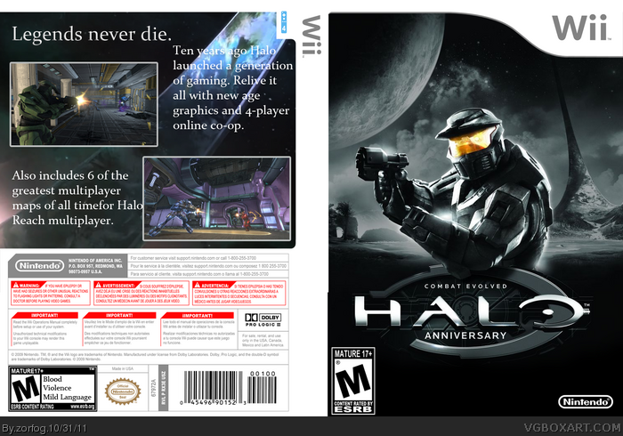 Halo Combat Evolved: Anniversary box art cover