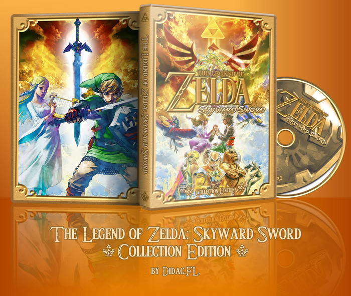 The Legend of Zelda: Skyward Sword Wii Box Art Cover by Didac.FL.