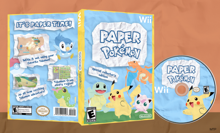 Paper Pokemon box art cover