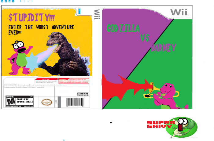 Godzilla V.S. Barney box art cover