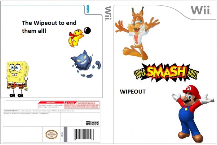 Super Smash Bros. Wipeout box art cover