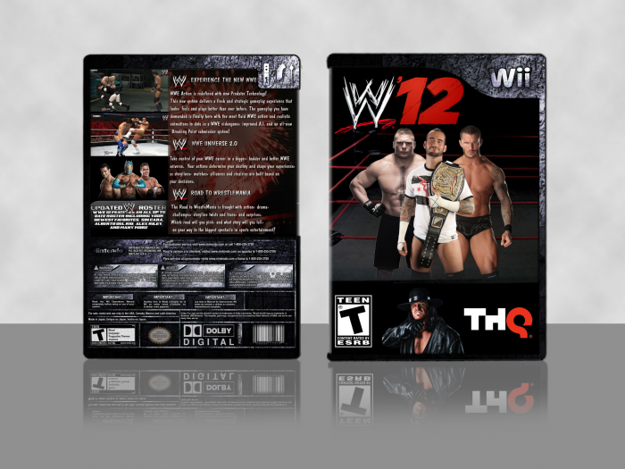 WWE 12 box art cover