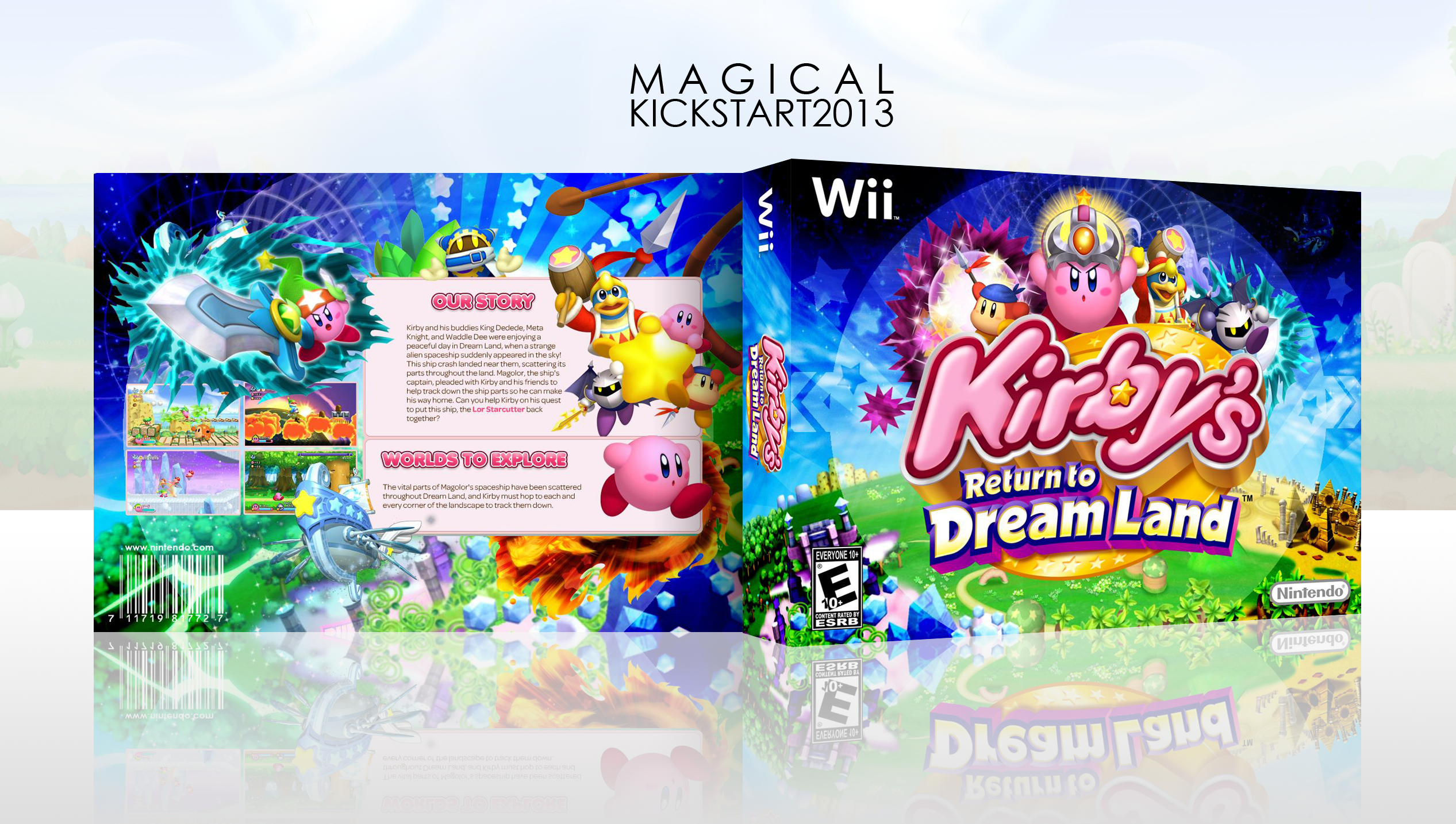 Kirby's Return to Dream Land box cover