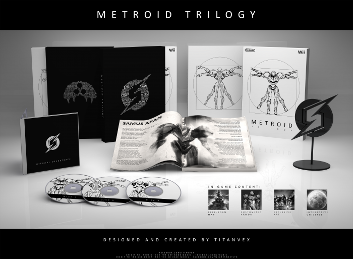 Metroid Trilogy box art cover