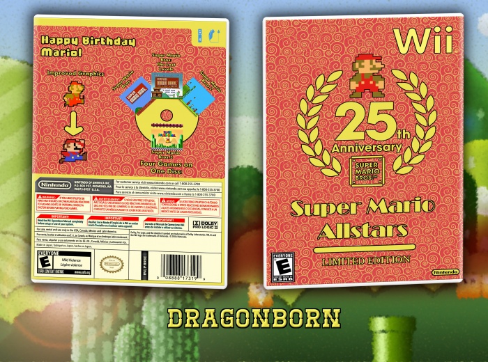Super Mario Allstars 25th Aniversary Edition box art cover