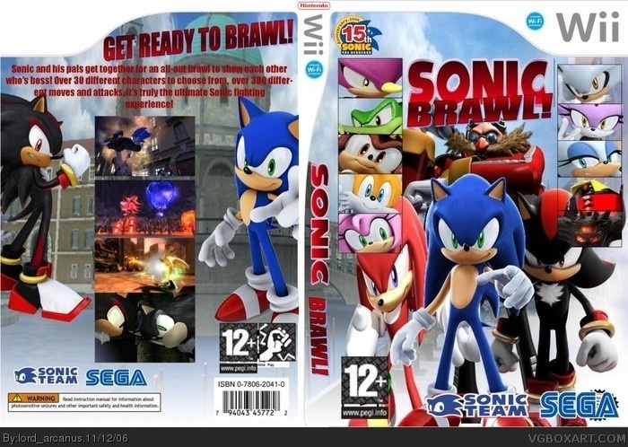 Sonic The Hedgehog Xbox 360 Box Art Cover by lord_arcanus