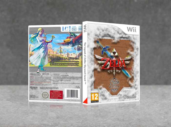 The legend of Zelda Skyward Sword- Stone City box art cover