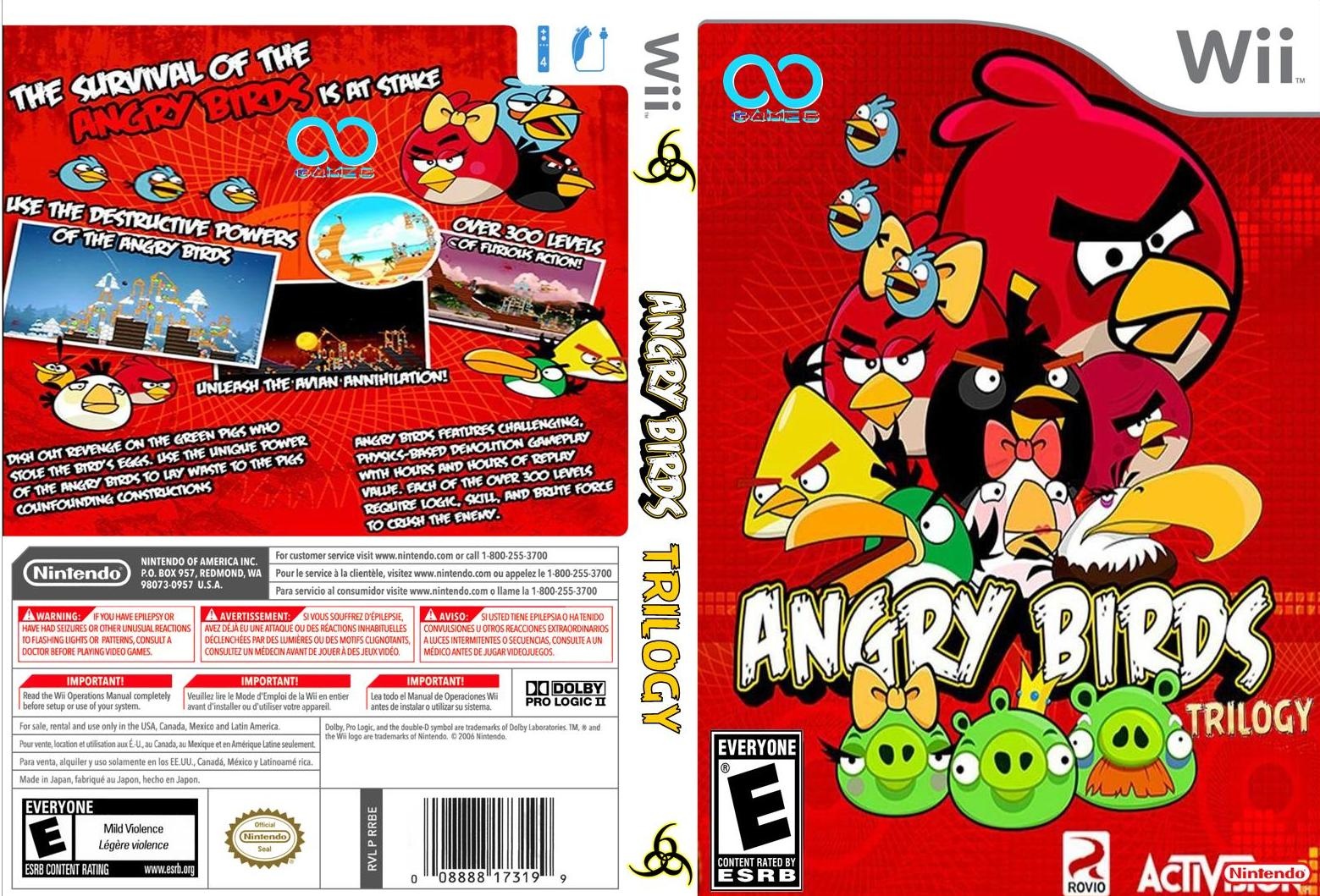 Viewing Full Size Angry Birds Trilogy Box Cover