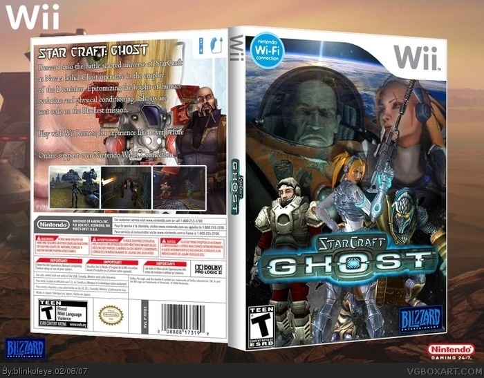 StarCraft: Ghost box art cover