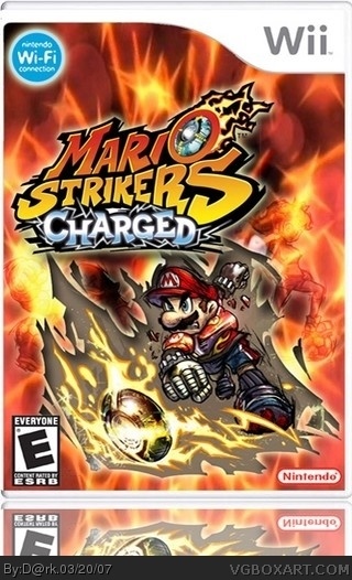 Mario Strikers Charged Wii Box Art Cover by D@rk