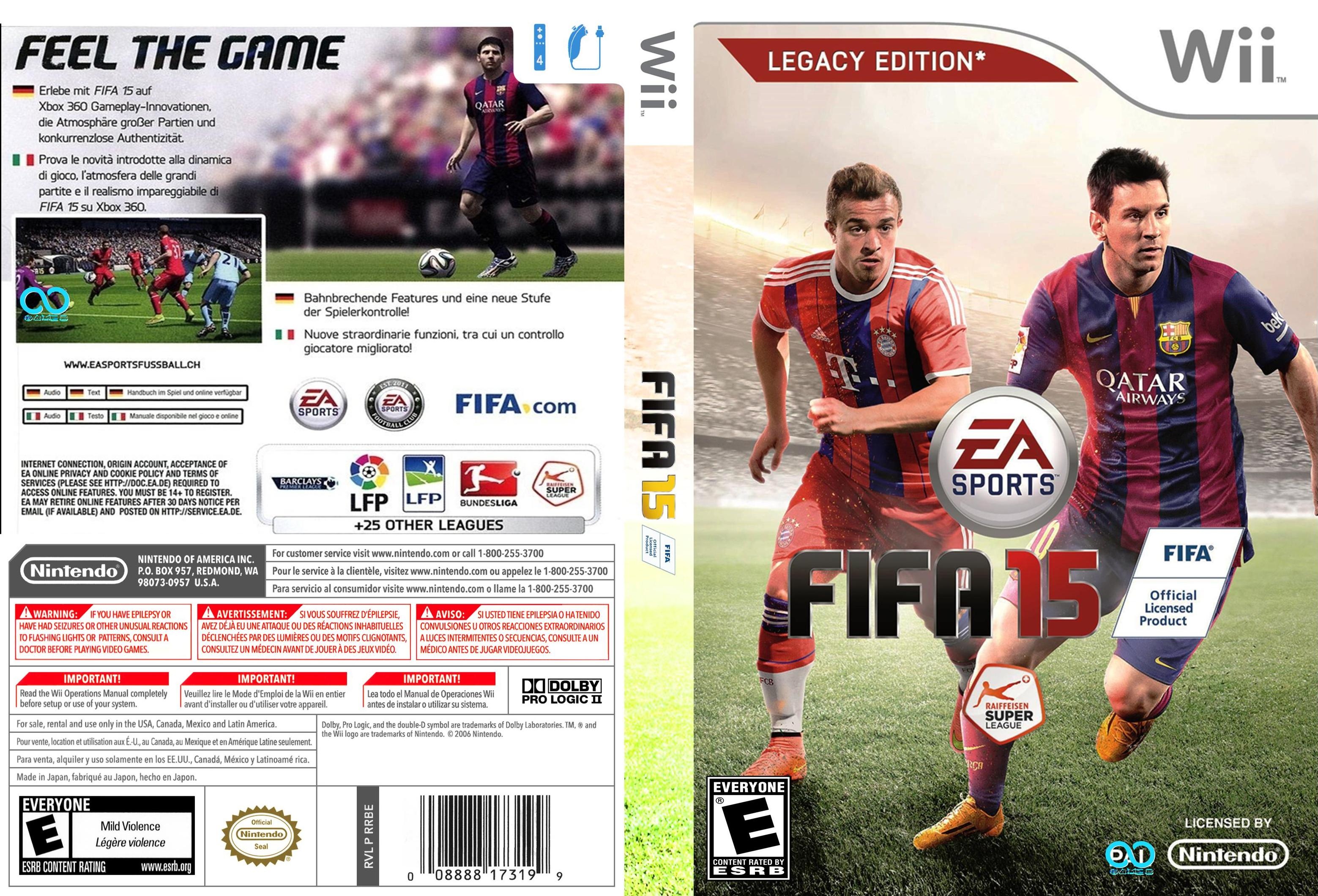 Viewing Full Size Fifa 15 Legacy Edition Box Cover