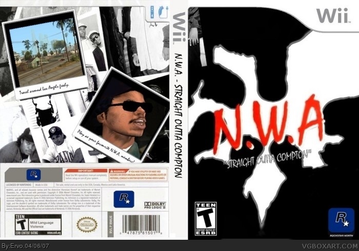 N.W.A. - Staright Outta Compton box art cover