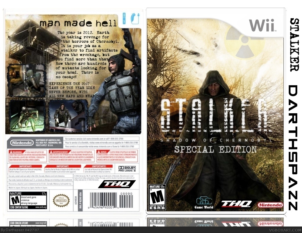 S.T.A.L.K.E.R.: Shadow of Chernobyl Collector's Edition box cover