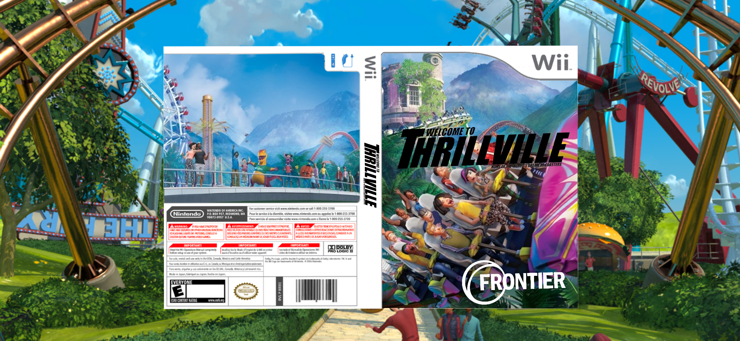 Thrillville: Off The Rail box cover