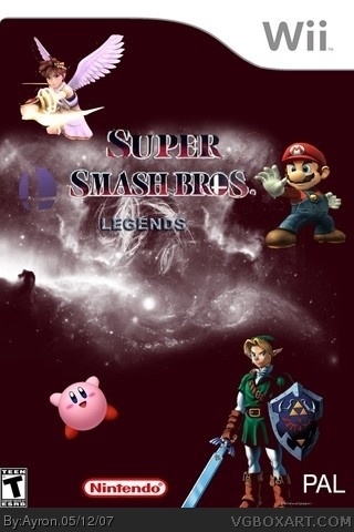 Super Smash Bros Legends box art cover