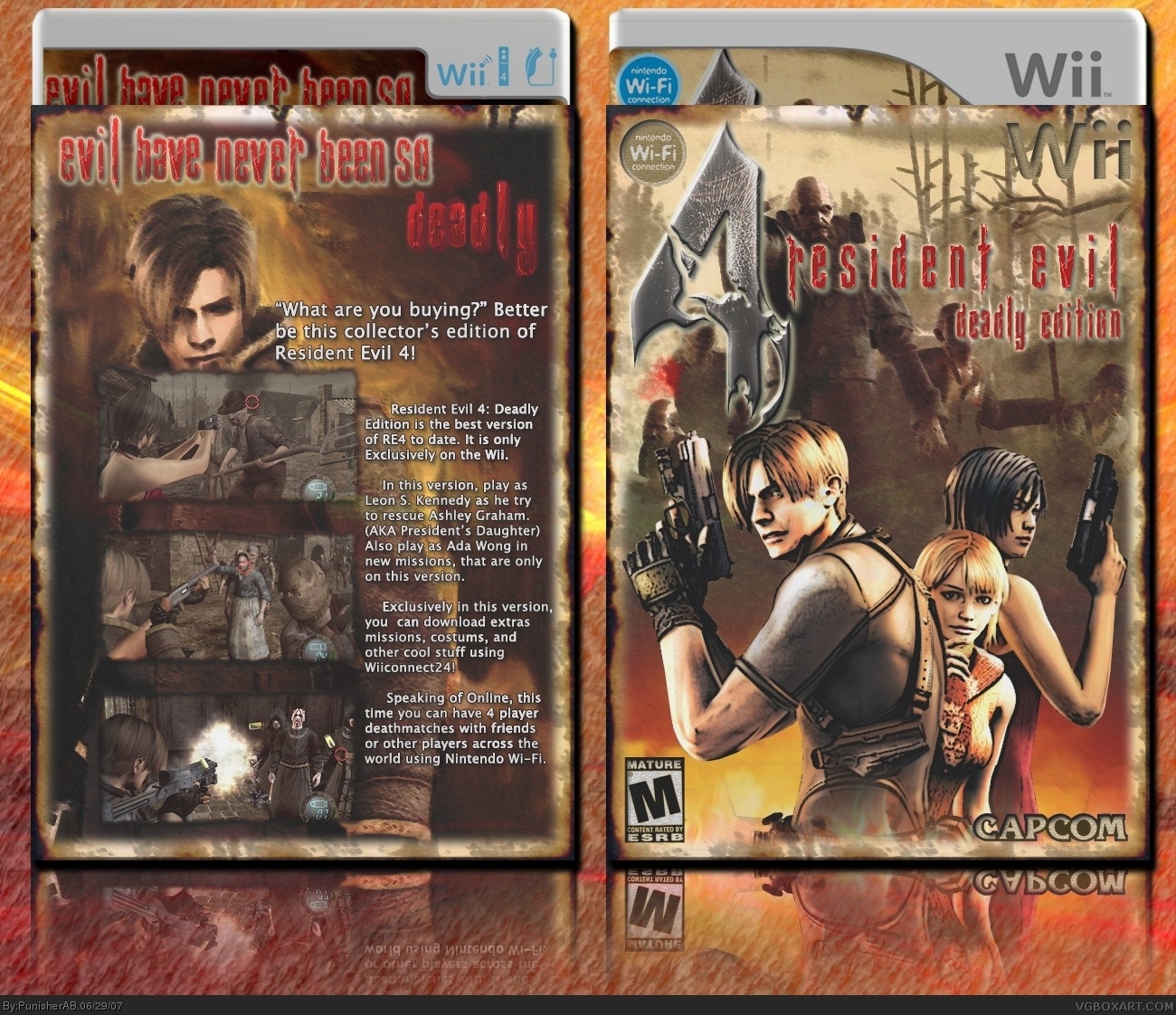 Resident evil 4 wii edition. Re4 Wii Edition. Resident Evil 4 Box Art Wii. Resident Evil 4 GAMECUBE обложка.