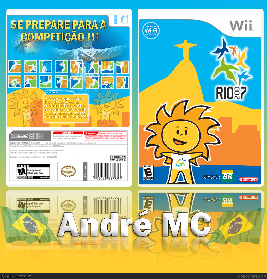 Pan 2007 - Rio de Janeiro box cover
