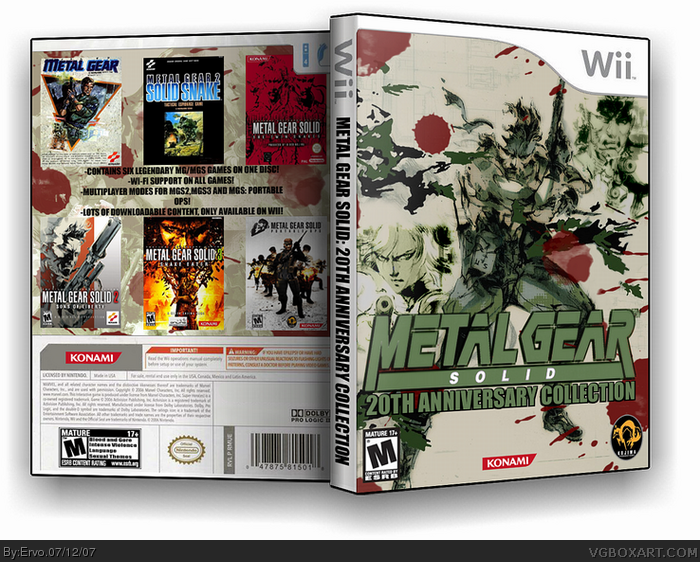 Metal Gear Solid Collection box art cover