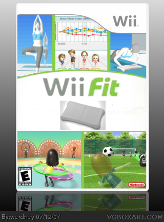 Wii Fit Wii Box Art Cover by werdney