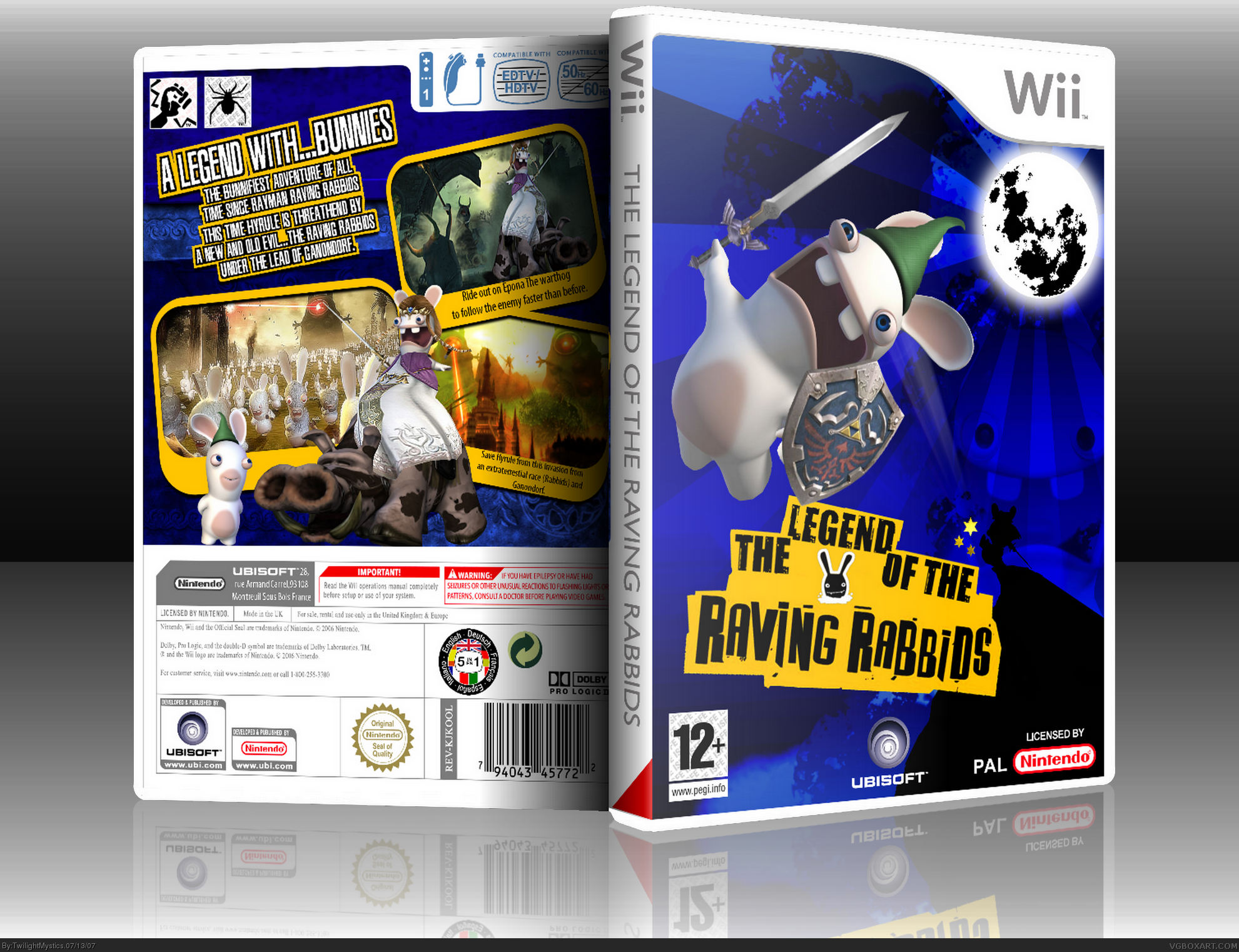 The Legend of the Raving Rabbids box cover