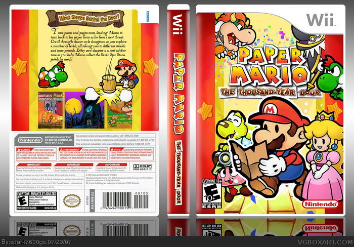 Paper Mario: The Thousand-Year Door box art cover