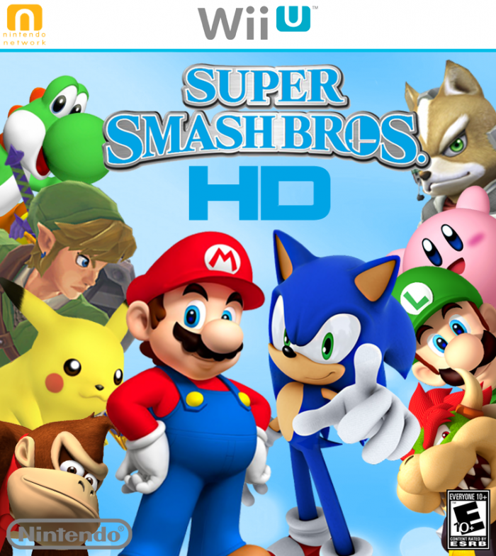 Super Smash Bros. HD box art cover