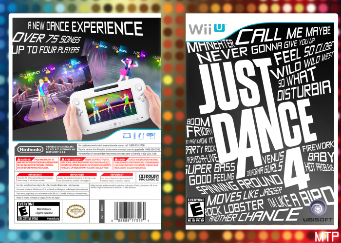 Just Dance 4 box art cover