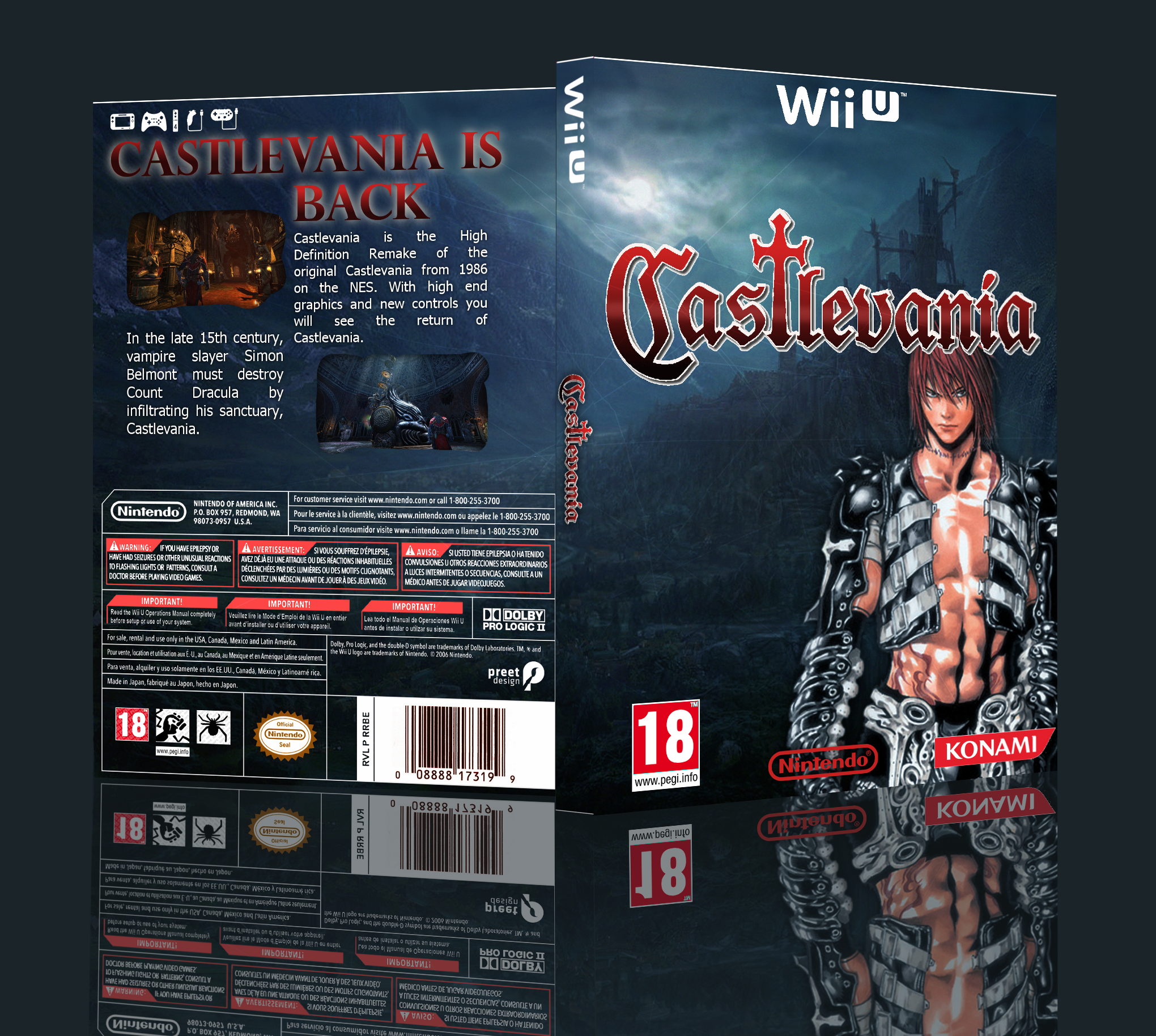 Best Castlevania Wii games. Castlevania NES Cover. Castlevania for Arduino.