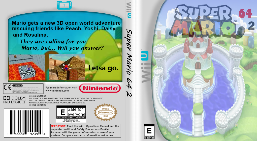 Super Mario 64 2 box cover